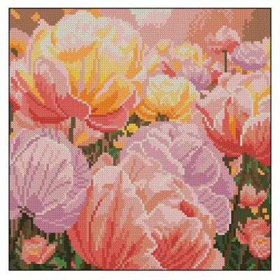 Алмазна мозаїка Strateg Ніжні тюльпани (4823113899011)
