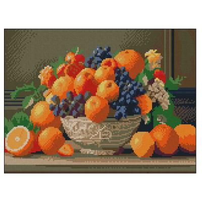Алмазна картина Strateg Ваза з фруктами (4823113898342)