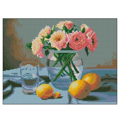 Алмазна картина Strateg Квітковий натюрморт (4823113898267)