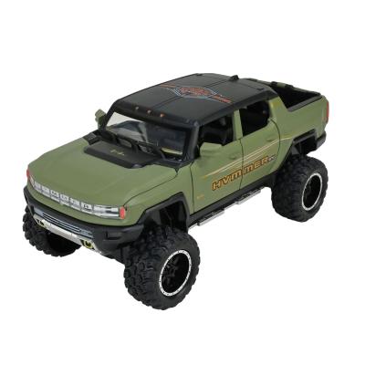 Автомодель Автопром Hummer pickup truck темно-зелена (AP7738/3)