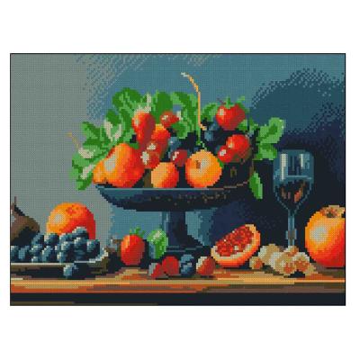 Алмазна картина Strateg Чаша з фруктами (4823113898335)