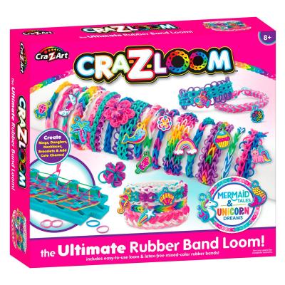 Набір для виготовлення браслетів Cra-Z-Art Charm loom studio Mermaid and unicorn (17350CRA)