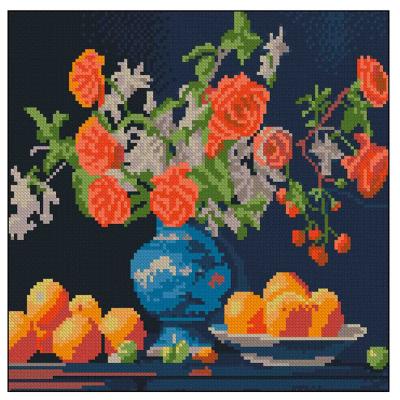 Алмазна мозаїка Strateg Апельсини і квіти (4823113899004)