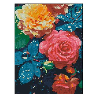 Алмазна картина Strateg Ранкові троянди (4823113898472)