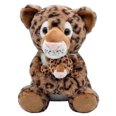 ​М'яка іграшка Nicotoy Звірятка з малюком Леопард 28 см (5851128/3)