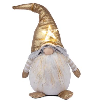 М'яка новорічна іграшка Novogod'ko Гном в золотому колпаку (974623)