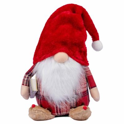 М'яка новорічна іграшка Novogod'ko Гном з книгою (974636)