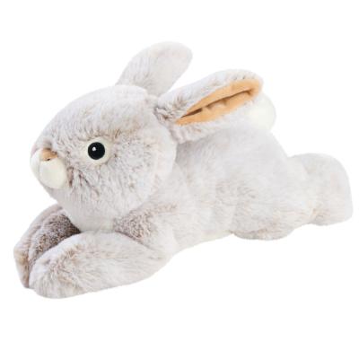 ​М'яка іграшка Nicotoy Милий кролик, що лежить бежево-сірий 30 см (5844398/3)