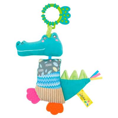 М'яке брязкальце K’s Kids Кроко з прорізувачами (KA10812-HC)