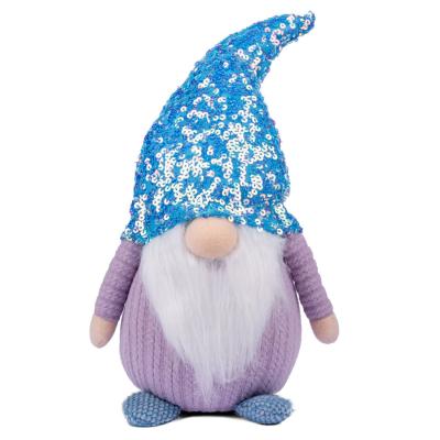 ​​М'яка іграшка Novogod'ko Гном хлопчик блакитна паєтка 40 см (974637)