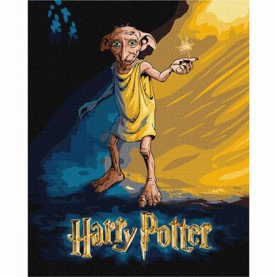 Картина за номерами Ідейка WB Harry Potter Постер з Добі 40 х 50 см (KHO5221)