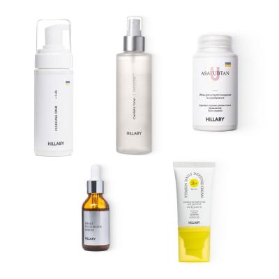 Сонцезахисний крем для обличчя SPF 50 + Набір для догляду за шкірою обличчя нормального типу