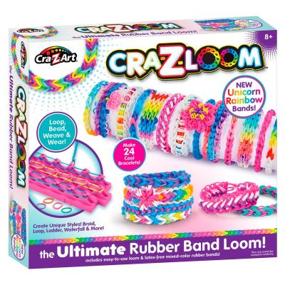 Набір для виготовлення браслетів Cra-Z-Art Ultimate rubber band loom Unicorn (19128CRA/2)