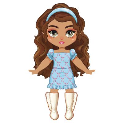 Ігровий набір Barbie Стіккі Стайл Лялечка шотенка (JMV91/3)