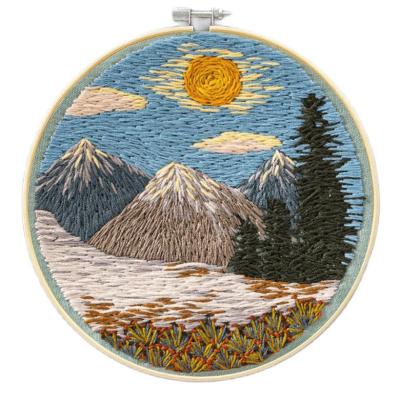 Набір для вишивки гладдю Brushme Тиша високих гір (EMBR005)