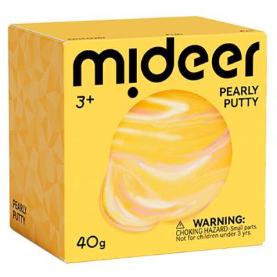 Перлинна маса для ліплення Mideer Жовта (MD1701)