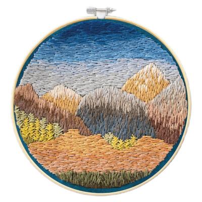 Набір для вишивки гладдю Brushme Гірський подих (EMBR004)