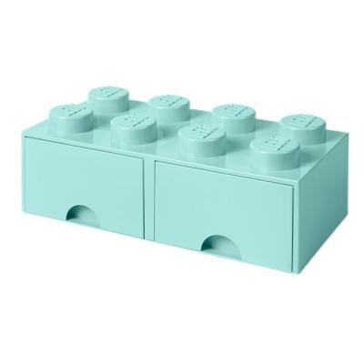 Висувний ящик для зберігання LEGO Lifestyle Цеглинка 8 світло-блакитний (40061742)