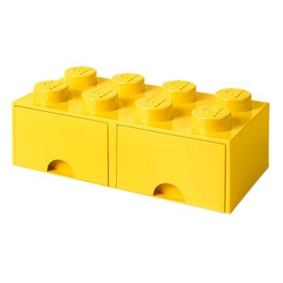 Висувний ящик для зберігання LEGO Lifestyle Цеглинка 8 жовтий (40061732)