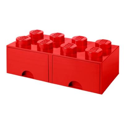 Висувний ящик для зберігання LEGO Lifestyle Цеглинка 8 червоний (40061730)