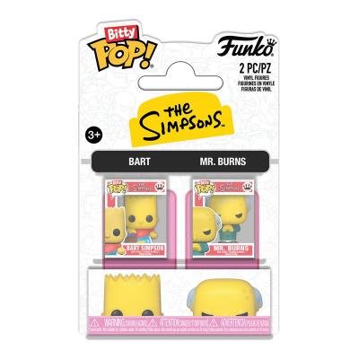 Набір фігурок Funko Bitty Pop Simpsons Барт і Містер Бернс (94216)