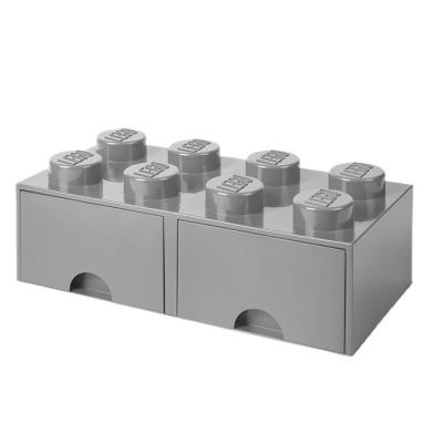 ​Висувний ящик для зберігання LEGO Lifestyle Цеглинка 8 сірий (40061740)