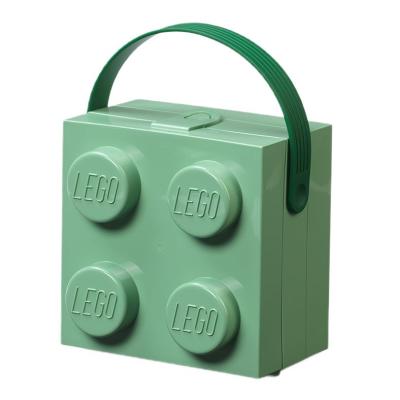 Бокс для зберігання з ручкою LEGO Lifestyle Цеглинка хакі (40240005)