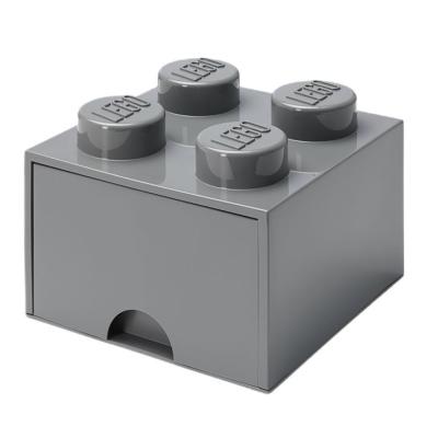 ​Висувний ящик для зберігання LEGO Lifestyle Цеглинка 4 темно-сірий (40051754)