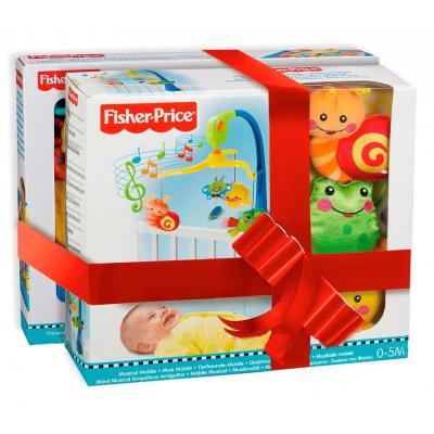Подарунковий набір: килимок Дослідник і мобілі Перші друзі Fisher-Price (M5606A)