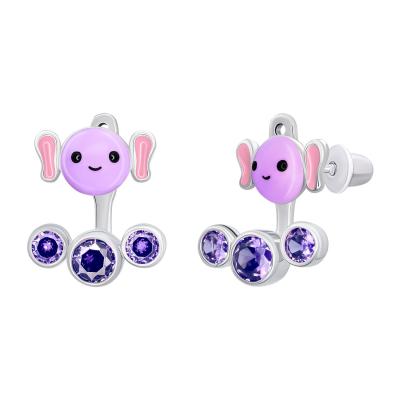 Сережки джекети UmaUmi Magic Seven LIL вухоніг фіолетовий (2210000005754)