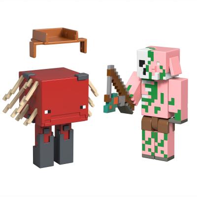 Набір фігурок Minecraft Zombified Piglin and Minecraft Strider (GTT53/10)