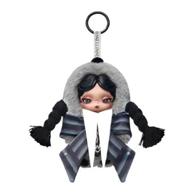 Колекційна м'яка іграшка Pop Mart Skullpanda Wednesday Nevermore academy uniform (SWNA-01)