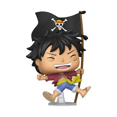 Фігурка Funko Pop One piece Луффі з прапором (91970)