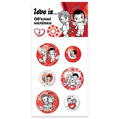 ​Об'ємні наліпки Перо Love is... (700008)