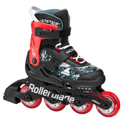 Роликові ковзани Rollerblade Microblade SL чорно-червоні розмір 36.5-40 (8059791108244)
