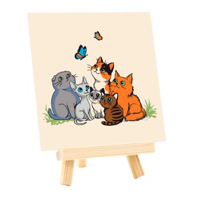 Картина за номерами Rosa Start Funny Cats 15 х 15 см (N00014090)