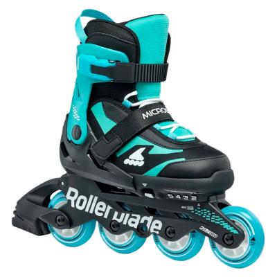 Роликові ковзани Rollerblade Microblade чорно-блакитні розмір 33-36.5 (8059791068487)