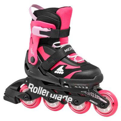 Роликові ковзани Rollerblade Microblade чорно-рожеві розмір 36.5-40 (8059791073238)