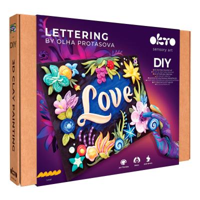 ​Набір для творчості OKTO 3D картина Love (10049)